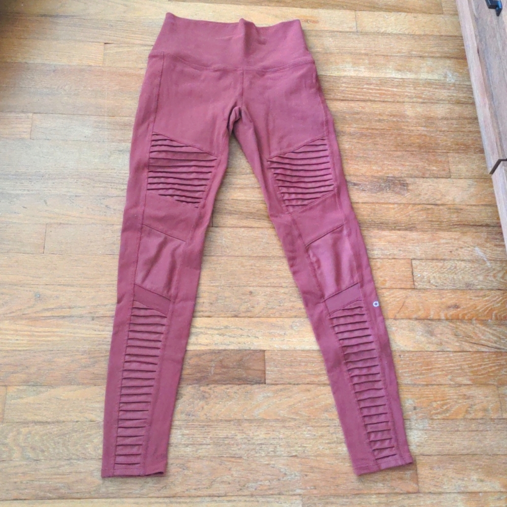 Alo Yoga High Waist Moto Leggings Size S